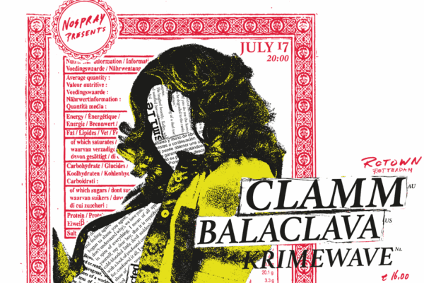 CLAMM + Balaclava + Krimewave - Vrijdag 17 juli 2026 - Rotown, Rotterdam