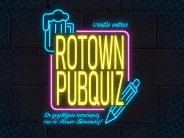 Rotown Pubquiz - 2 september 2026 - Rotown, Rotterdam